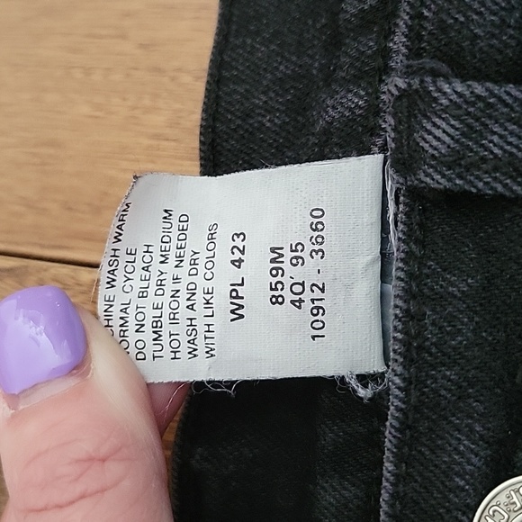 Levi's Orange Tab High Rise Skinny Denim Jeans Size 11 - 24" Waist - Picture 6 of 9